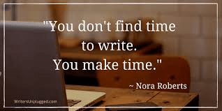 find time to write