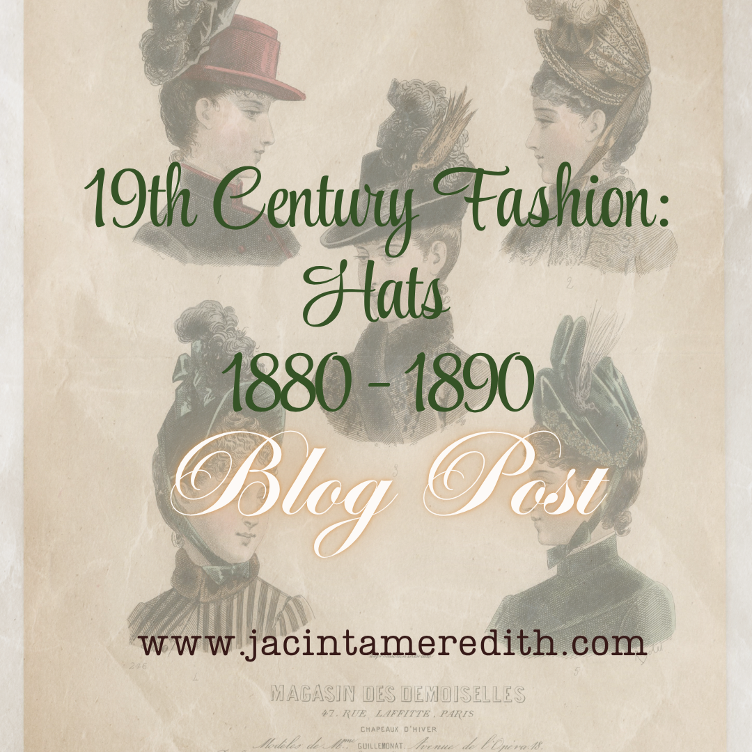 19th Century Hats: 1880 – 1890 – Forest Idylls