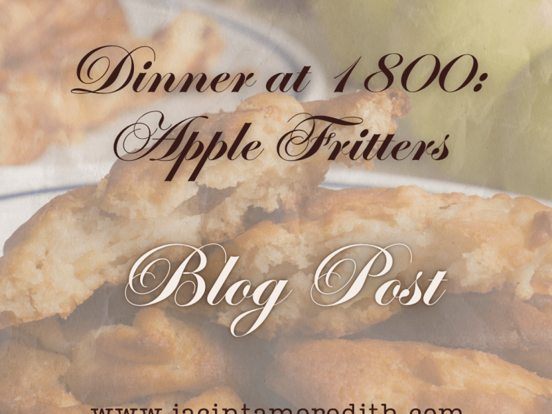 Dinner at 1800: Apple&nbsp;Fritters